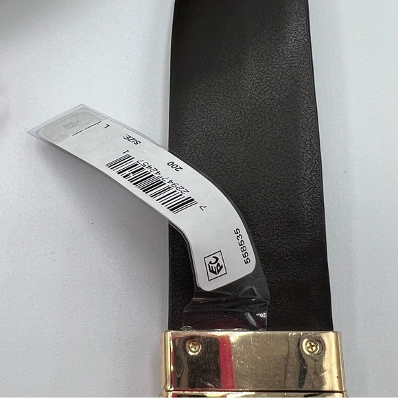 Michael Kors Reversible Crocodile Embossed Leather Belt in Brown Size Large NWT main image 4
